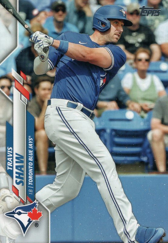 U-170 Travis Shaw Toronto Blue Jays 2020 Topps Update Baseball Card