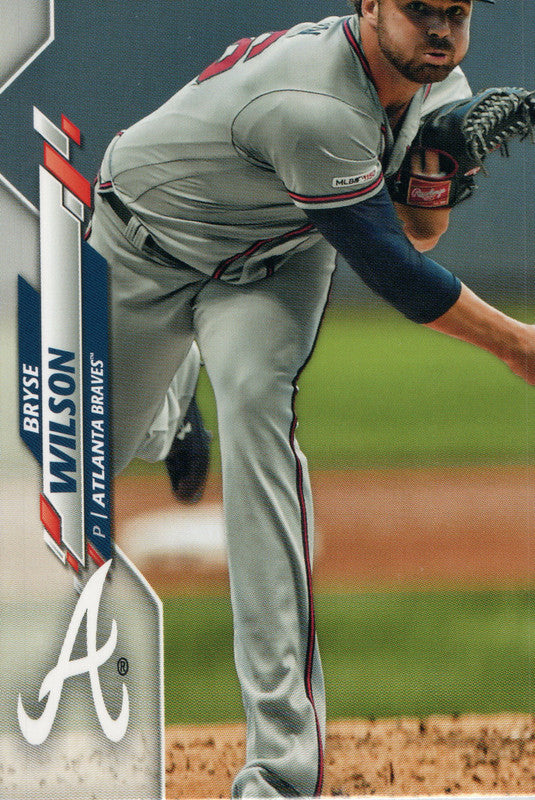 U-171 Bryse Wilson Atlanta Braves 2020 Topps Update Baseball Card