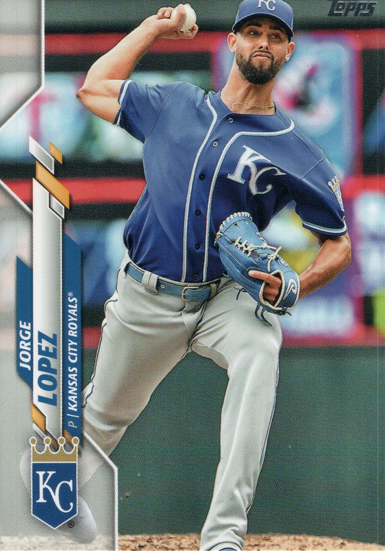 U-207 Jorge Lopez Kansas City Royals 2020 Topps Update Baseball Card