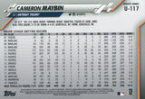 U-117 Cameron Maybin Detroit Tigers 2020 Topps Update Baseball Card