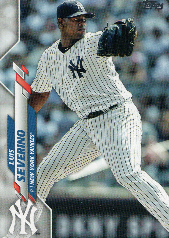 U-188 Luis Severino New York Yankees 2020 Topps Update Baseball Card