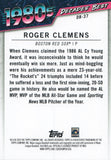 DB-37 Roger Clemans Boston Red Sox 2020 Topps Update Baseball Card