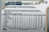 U-135 Brandon Dixon Detroit Tigers 2020 Topps Update Baseball Card