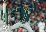 U-94 Jesus Luzardo Rookie Oakland Athletics  2020 Topps Update Baseball Card