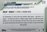 U-21 Kyle Lewis Rookie Seattle Mariners 2020 Topps Update Baseball Card