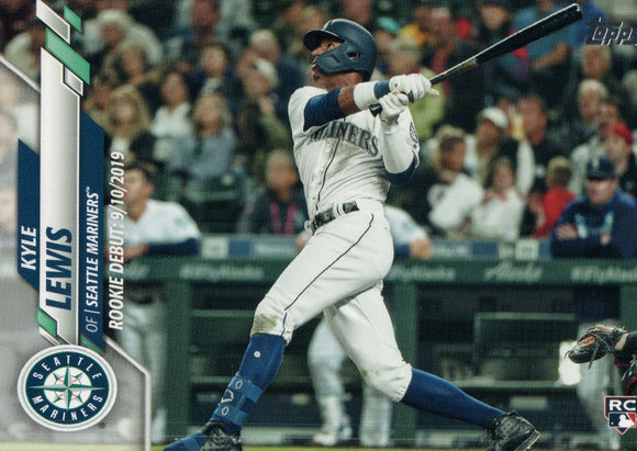 U-21 Kyle Lewis Rookie Seattle Mariners 2020 Topps Update Baseball Card