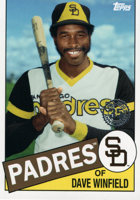 85TB-38 Dave Winfield San Diego Padres 2020 Topps Update Baseball Card