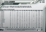 U-183 Steve Cishek Chicago White Sox 2020 Topps Update Baseball Card