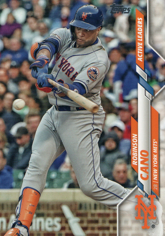 U-147 Robinson Cano MLB Active Leaders New York Mets 2020 Topps Update Baseball Card