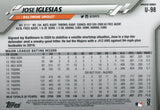 U-98 Jose Iglesias Baltimore Orioles 2020 Topps Update Baseball Card