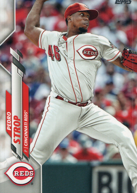 U-109 Pedro Strop Cincinnati Reds 2020 Topps Update Baseball Card