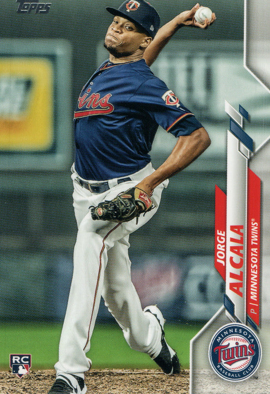 U-44 Jorge Alcala Rookie Minnesota Twins 2020 Topps Update Baseball Card