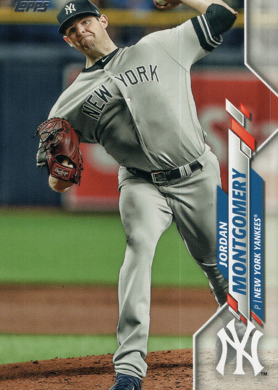 U-274 Jordan Montgomery New York Yankees 2020 Topps Update Baseball Card