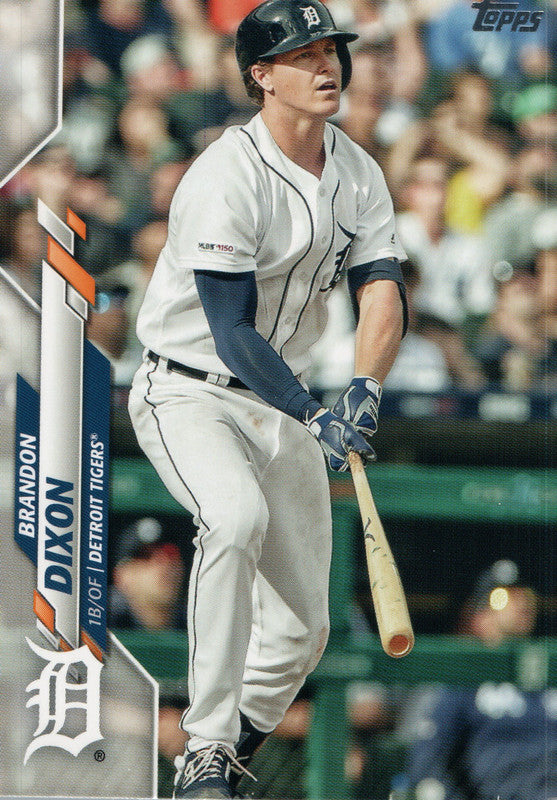 U-135 Brandon Dixon Detroit Tigers 2020 Topps Update Baseball Card