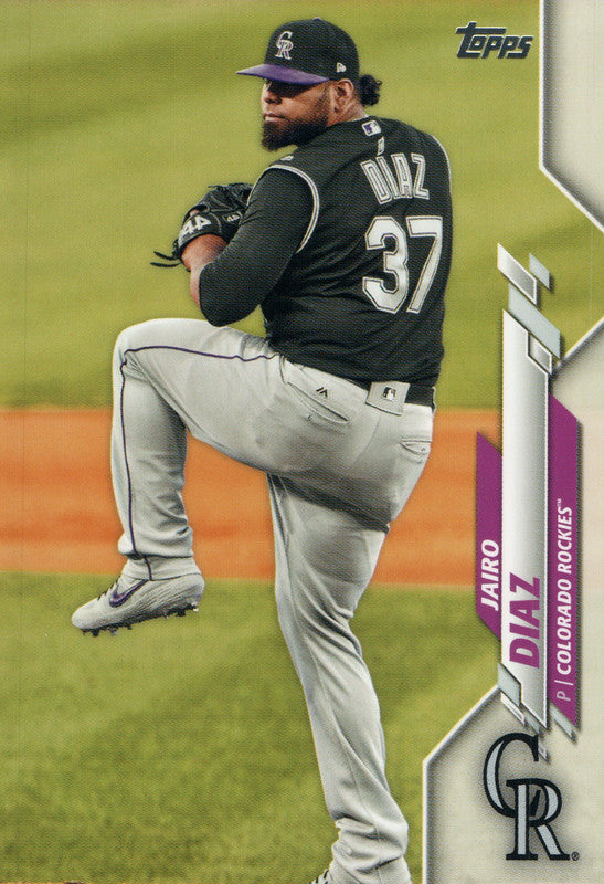 U-151 Jairo Diaz Colorado Rockies 2020 Topps Update Baseball Card