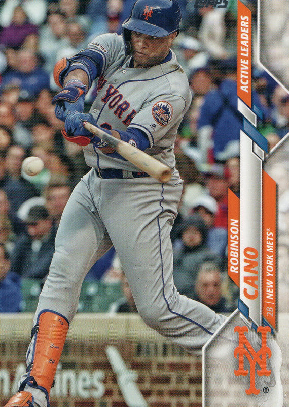 U-147 Robinson Cano MLB Active Leaders New York Mets 2020 Topps Update Baseball Card