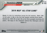 U-143 Francisco Lindor 2019 MLB All Star Game Cleveland Indians 2020 Topps Update Baseball Card