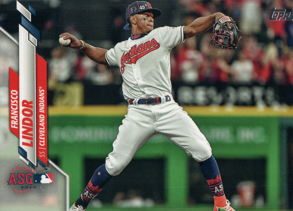 U-143 Francisco Lindor 2019 MLB All Star Game Cleveland Indians 2020 Topps Update Baseball Card