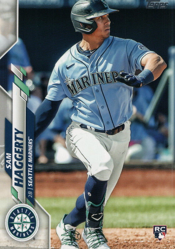 U-152 Sam Haggerty Seattle Mariners 2020 Topps Update Baseball Card