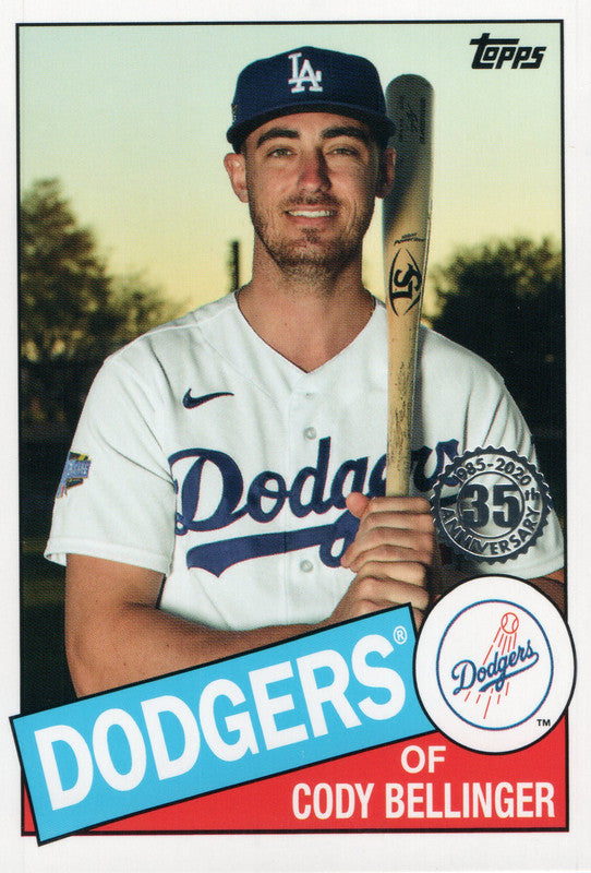 85TB-20 Cody Bellinger Los Angeles Dodgers 2020 Topps Update Baseball Card