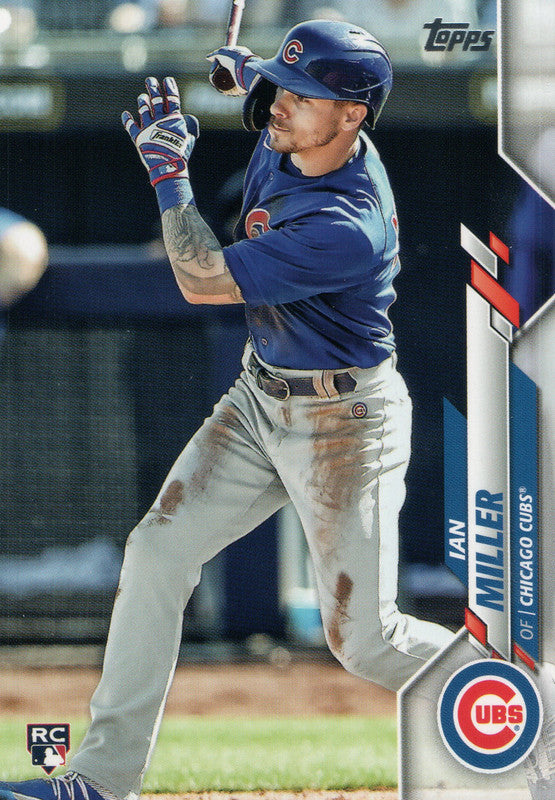 U-192 Ian Miller Rookie Chicago Cubs 2020 Topps Update Baseball Card