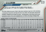 U-27 Kyle Ryan Chicago Cubs 2020 Topps Update Baseball Card