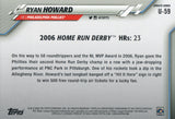 U-59 Ryan Howard 2006 Home Run Derby Philadelphia Phillies 2020 Topps Update Baseball Card