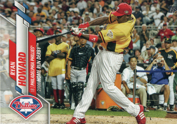 U-59 Ryan Howard 2006 Home Run Derby Philadelphia Phillies 2020 Topps Update Baseball Card
