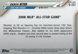 U-257 Derek Jeter 2008 Mlb All Star Game New York Yankees 2020 Topps Update Baseball Card