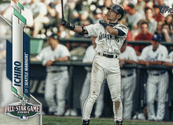 U-121 Ichiro 2001 MLB All Star Game Seattle Mariners 2020 Topps Update Baseball Card