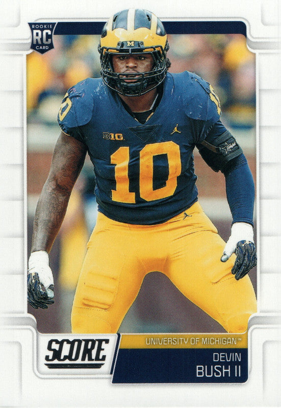 #370 Devin Bush II Rookie University of Michigan 2019 Score Football Card