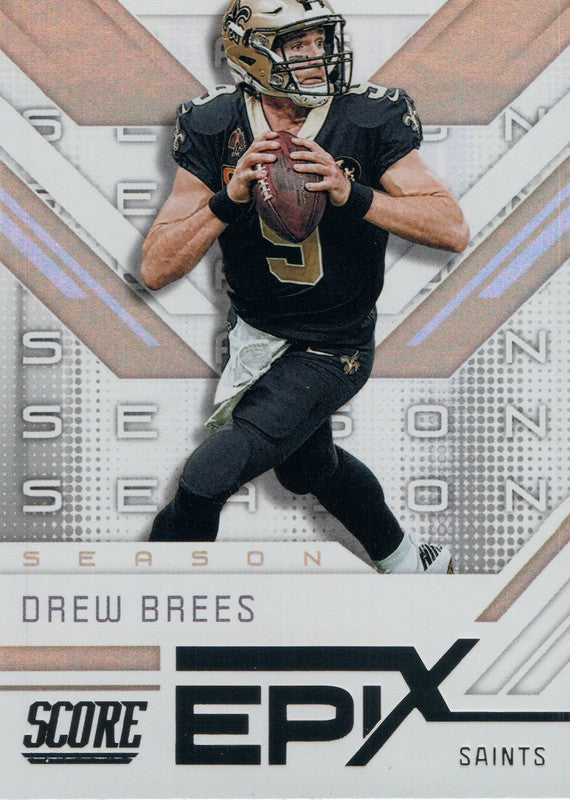 ES-4 Drew Brees New Orleans Saints 2019 Score Football Card