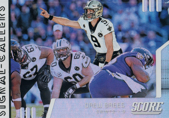 SC-23 Drew Brees New Orleans Saints 2019 Score Football Card