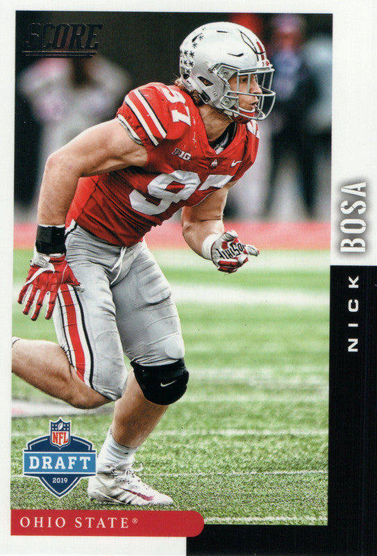 DFT-4 Nick Bosa  Ohio State University 2019 Score Football Card