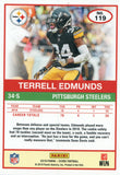 #119 Terrell Edmunds Pittsburgh Steelers 2019 Score Football Card