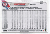 #202 Howie Kenrick Washington Nationals 2021 Topps Series 1 Baseball Card