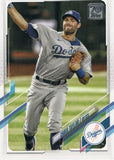 #64 Chris Taylor Los Angeles Dodgers 2021 Topps Series 1 Baseball Card