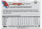 #208 Griffin Canning Los Angeles Angels 2021 Topps Series 1 Baseball Card