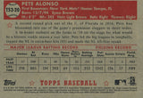 T52-20 Pete Alonso New York Mets 2021 Topps Series 1 Baseball Card
