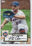 T52-20 Pete Alonso New York Mets 2021 Topps Series 1 Baseball Card
