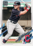 #176 Jake Bauers Cleveland Indians 2021 Topps Series 1 Baseball Card