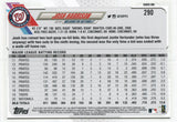 #290 Josh Harrison Washington Nationals 2021 Topps Series 1 Baseball Card