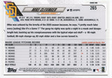 #265 Mike Clevinger San Diego Padres 2021 Topps Series 1 Baseball Card
