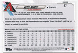 #47 Ketel Marte Arizona Diamondbacks 2021 Topps Series 1 Baseball Card