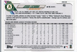 #46 Jesus Luzardo Future Stars Oakland Athletics 2021 Topps Series 1 Baseball Card