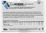 #239 Ian Anderson Rookie  Atlanta Braves 2021 Topps Series 1 Baseball Card