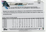 #134 Jose Urena Miami Marlins 2021 Topps Series 1 Baseball Card