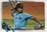 #134 Jose Urena Miami Marlins 2021 Topps Series 1 Baseball Card