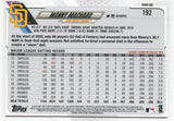 #192 Manny Machado  San Diego Padres 2021 Topps Series 1 Baseball Card