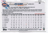 #84 Pete Alonso  New York Mets 2021 Topps Series 1 Baseball Card